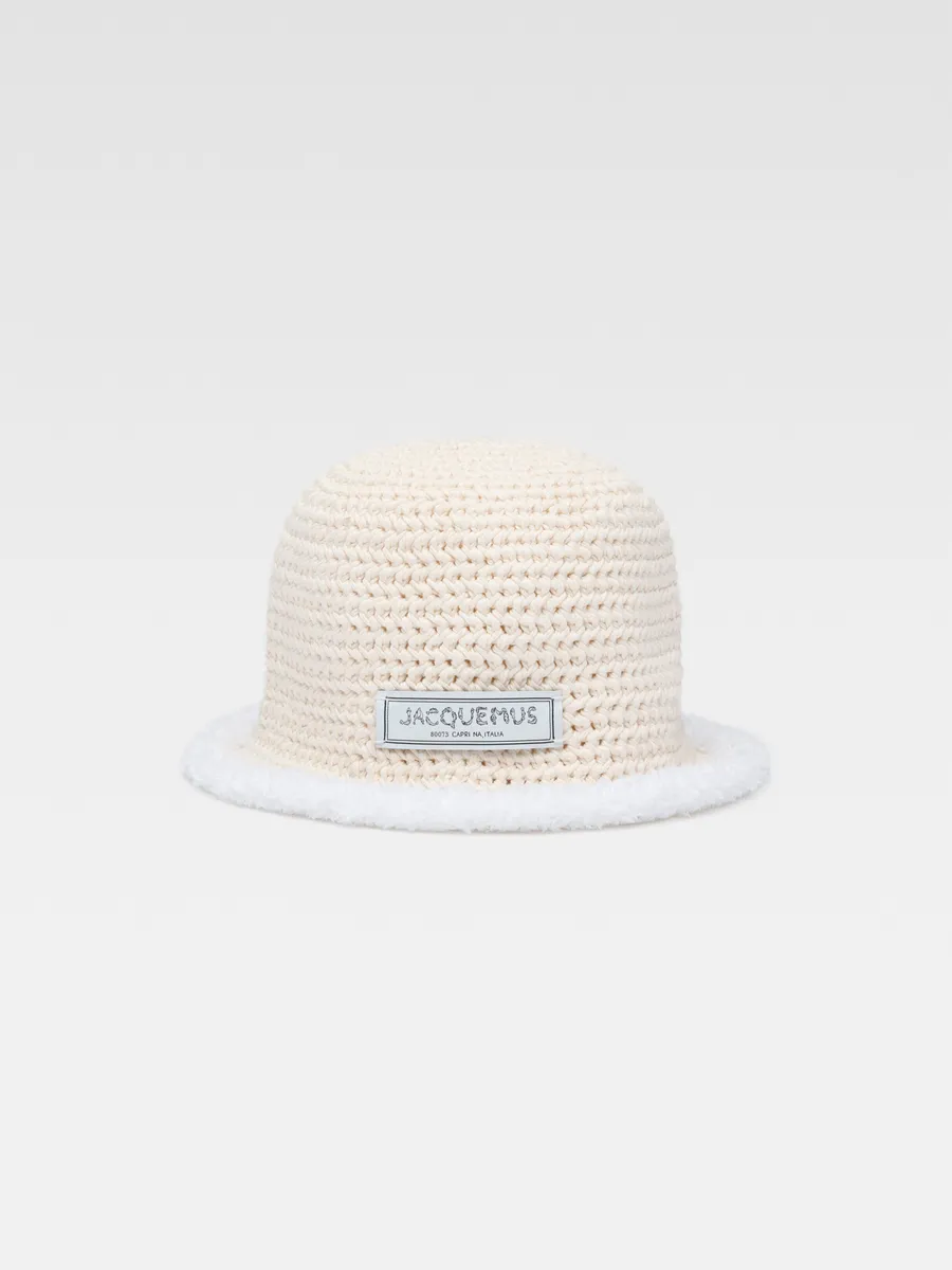 

Панама косой вязки Ле Боб Бордино Jacquemus, белый