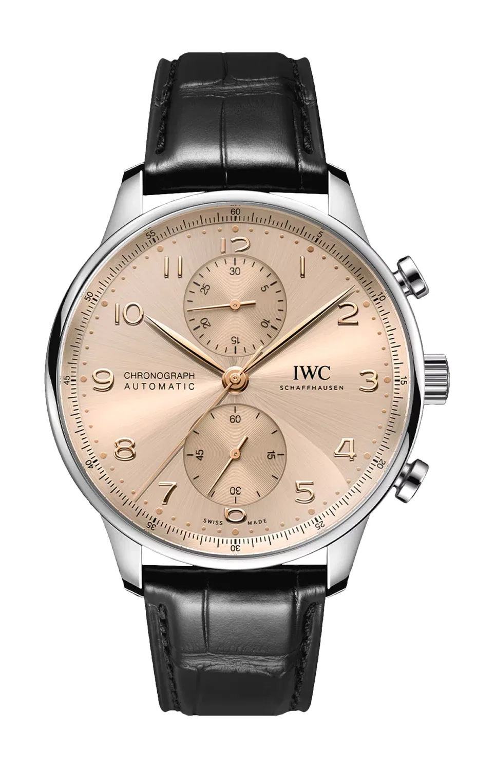 Португезер Хронограф - IW371624 IWC SCHAFFHAUSEN, серебряный