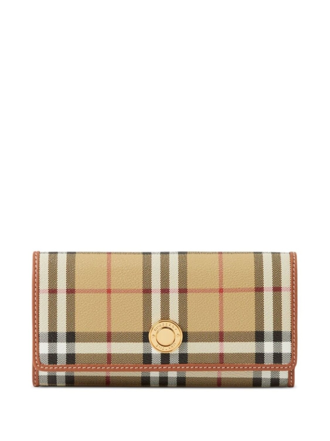 

Burberry кошелек в клетку Vintage Check, нейтральный цвет