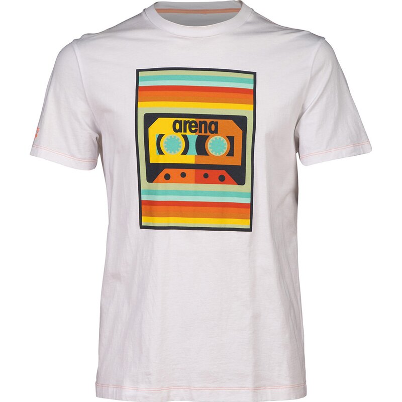 

Рубашка мужская футболка однотонная хлопковая Arena, белый