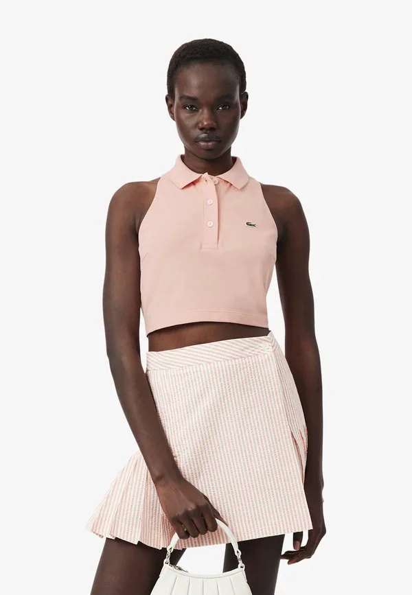 Рубашка поло Lacoste MC Femme, Rose Corail-Ui