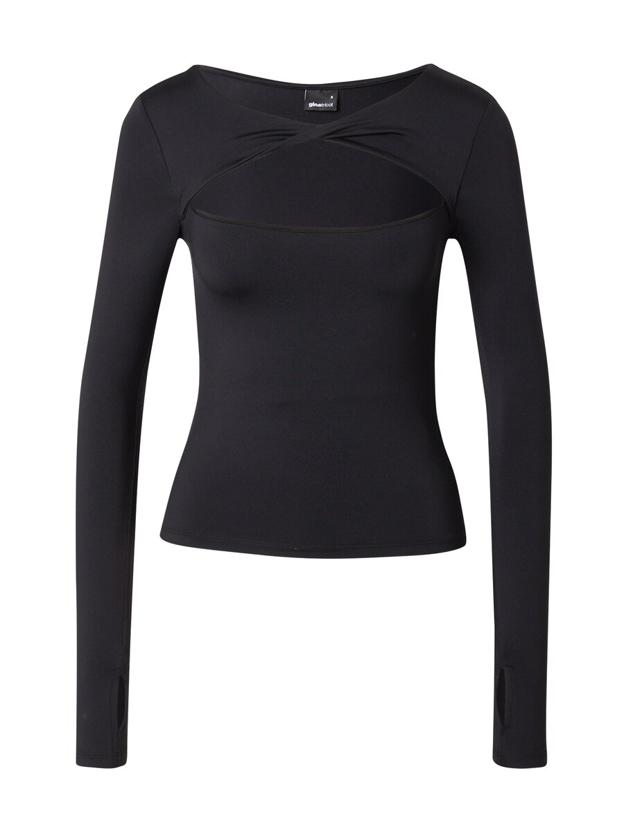 

Рубашка Gina Tricot Twist, черный