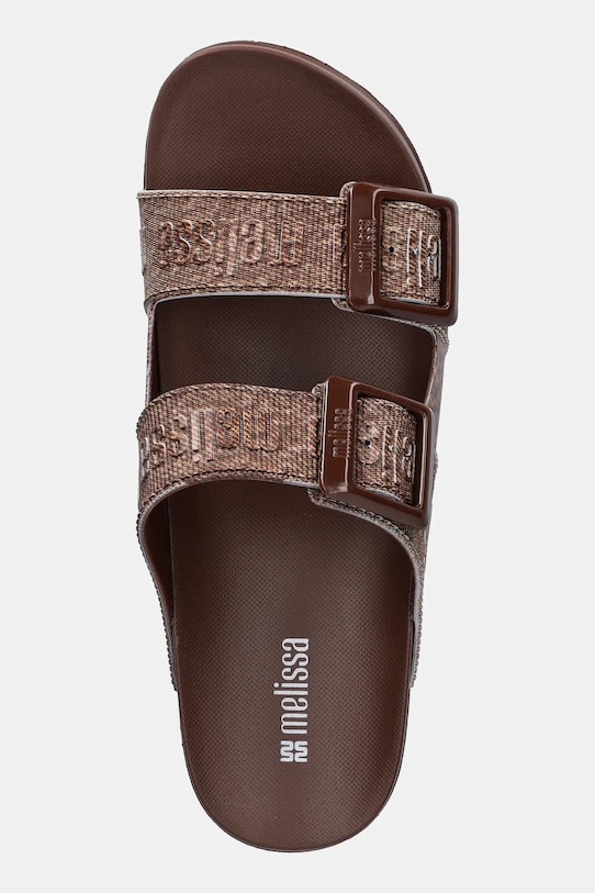 Шлепанцы COZY M LOVER SLIDE джимовые Melissa, коричневый — фото 4
