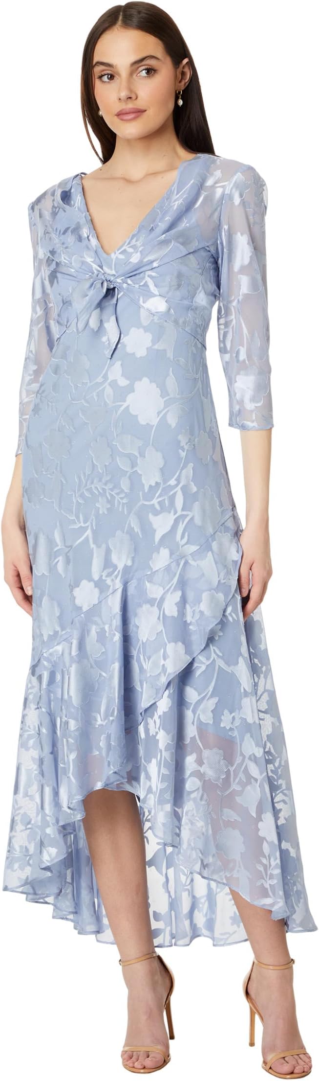 

Платье Alex Evenings Tea Length Chiffon Burnout Dress, цвет Hydrangea