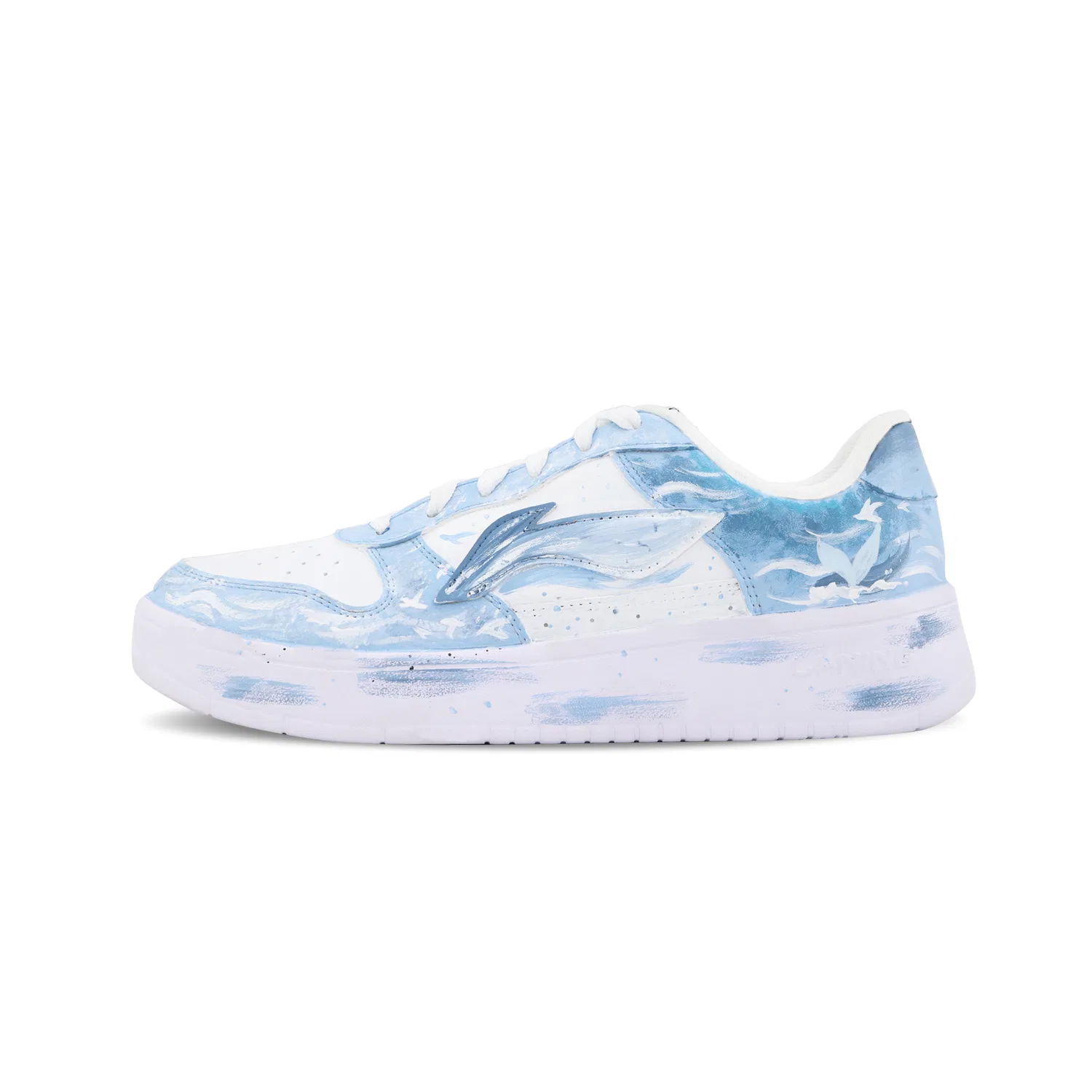 Кроссовки кеды Li-Ning Floating Boat Light Blue — фото 3