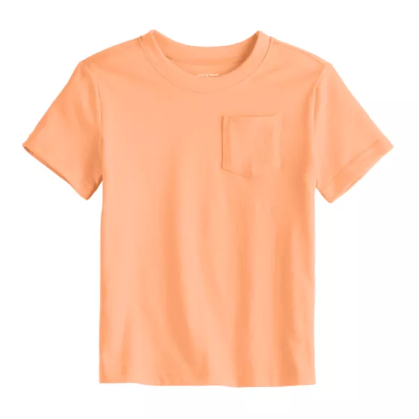 

Футболка с карманом для мальчиков Baby & Toddler Jumping Beans, цвет orange sorbet