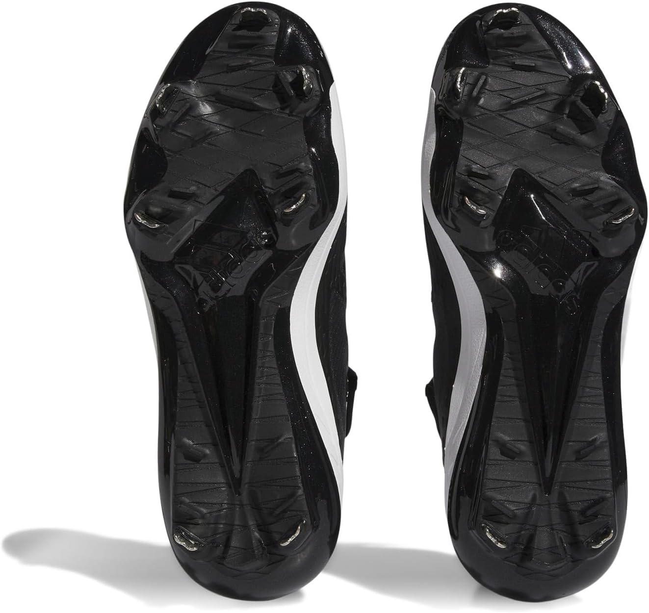 Мужские кроссовки Adidas Adizero Afterburner 9, белый/черный — фото 4