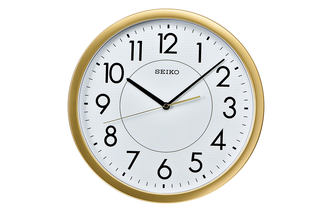 

SEIKO Часы Quartz Movement Polyester Plastic Shell Wall Clock Unisex White QXA629G