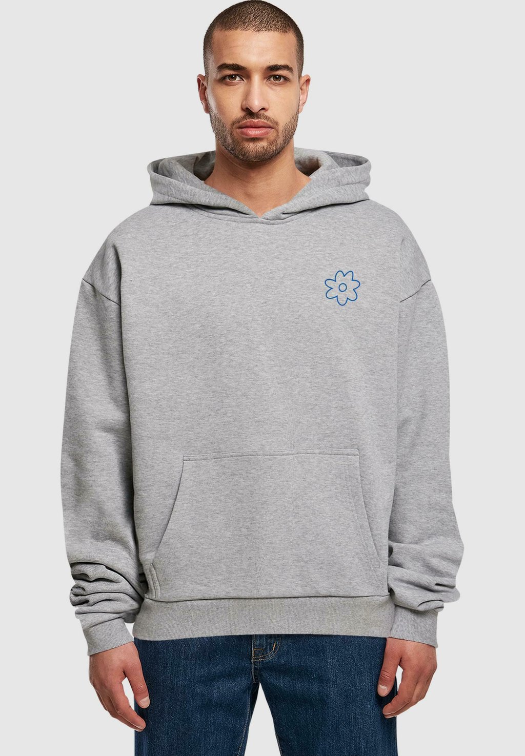 

Толстовка FLOWER - Hoodie Merchcode, серый