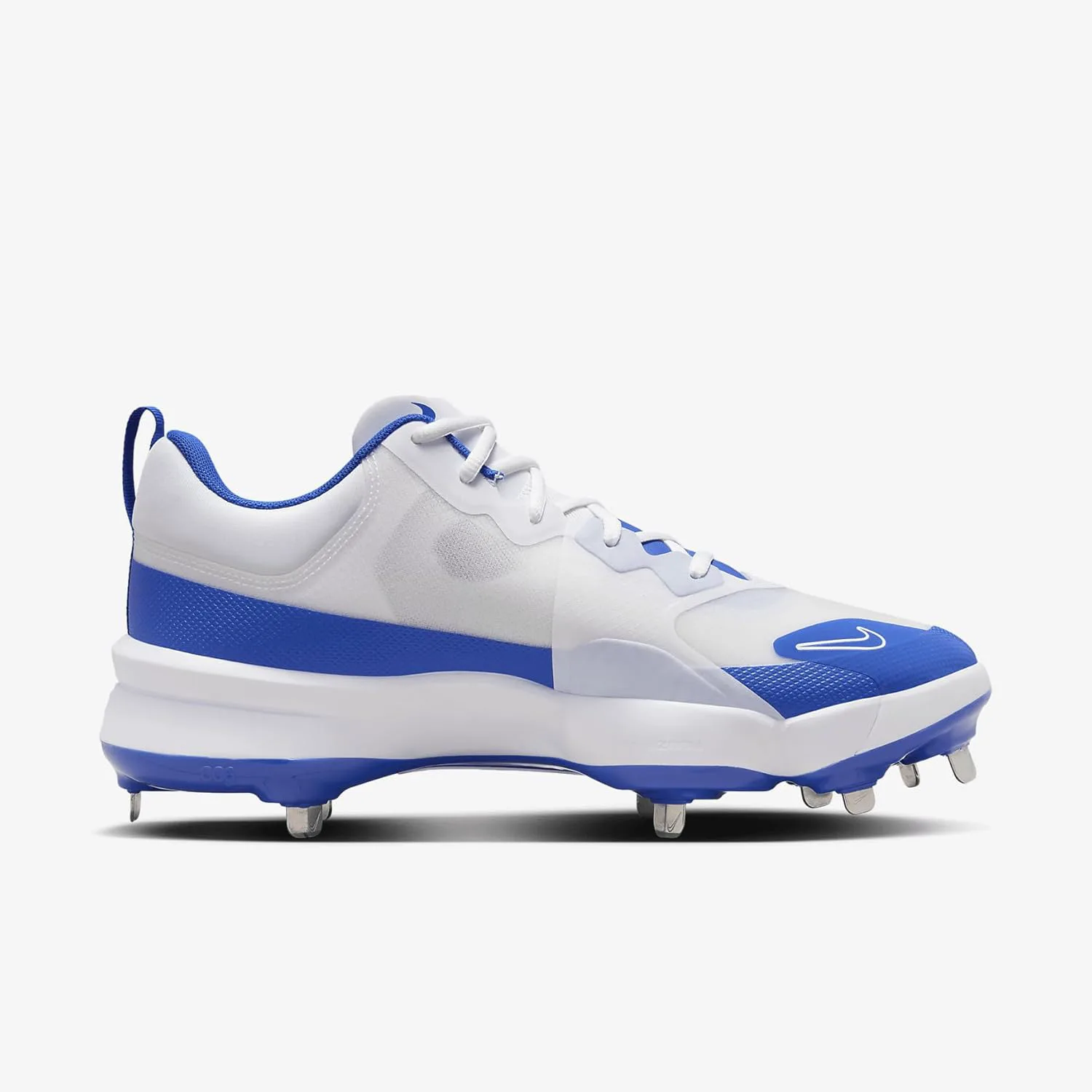 Бейсбольные бутсы Nike Men's Force Zoom Trout 9 Pro Low, белый/синий — фото 3