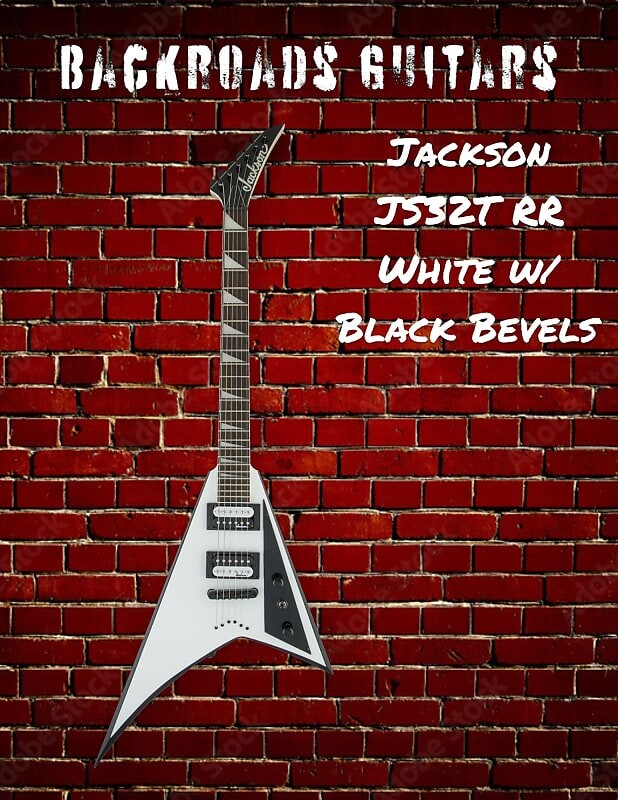 

Электрогитара Jackson JS32T RR White w/ Black Bevels