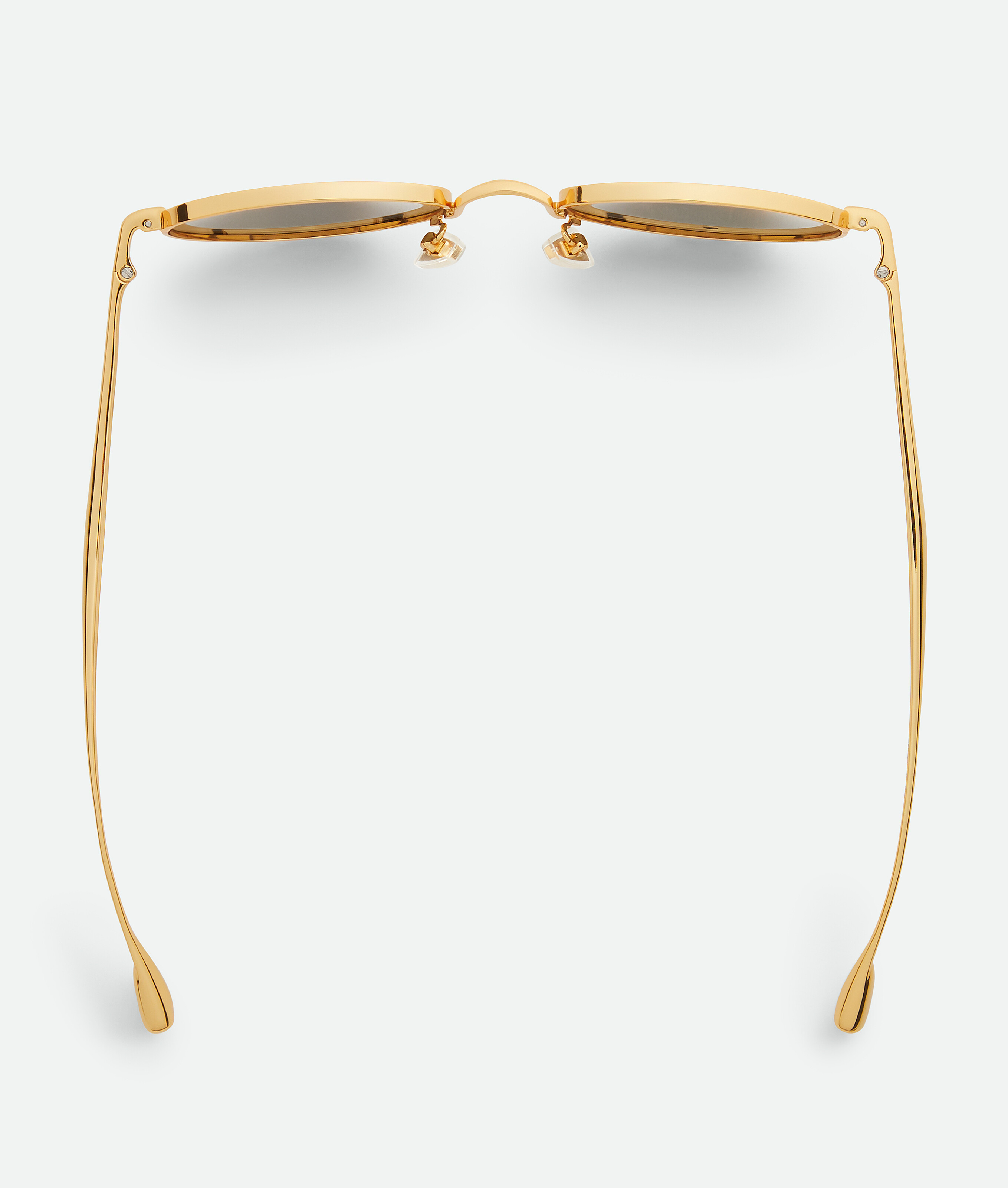 Fin panthos sunglasses BOTTEGA VENETA, золото — фото 3