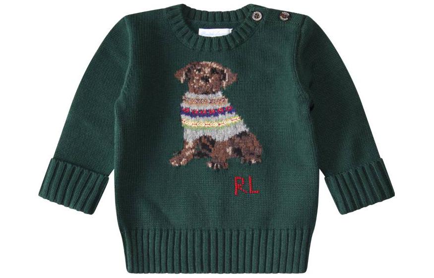 

Polo Ralph Lauren Свитер Olive Green для младенцев и малышей