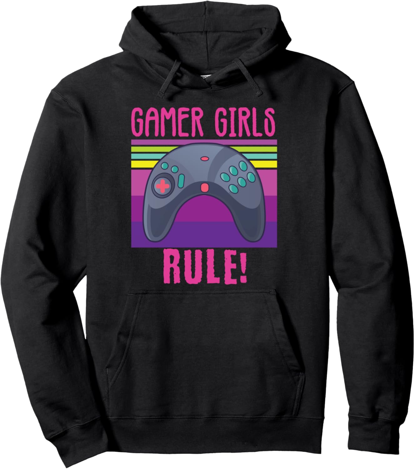 

Толстовка Gamer Girls Rules Gamer Girl Apparel, черный