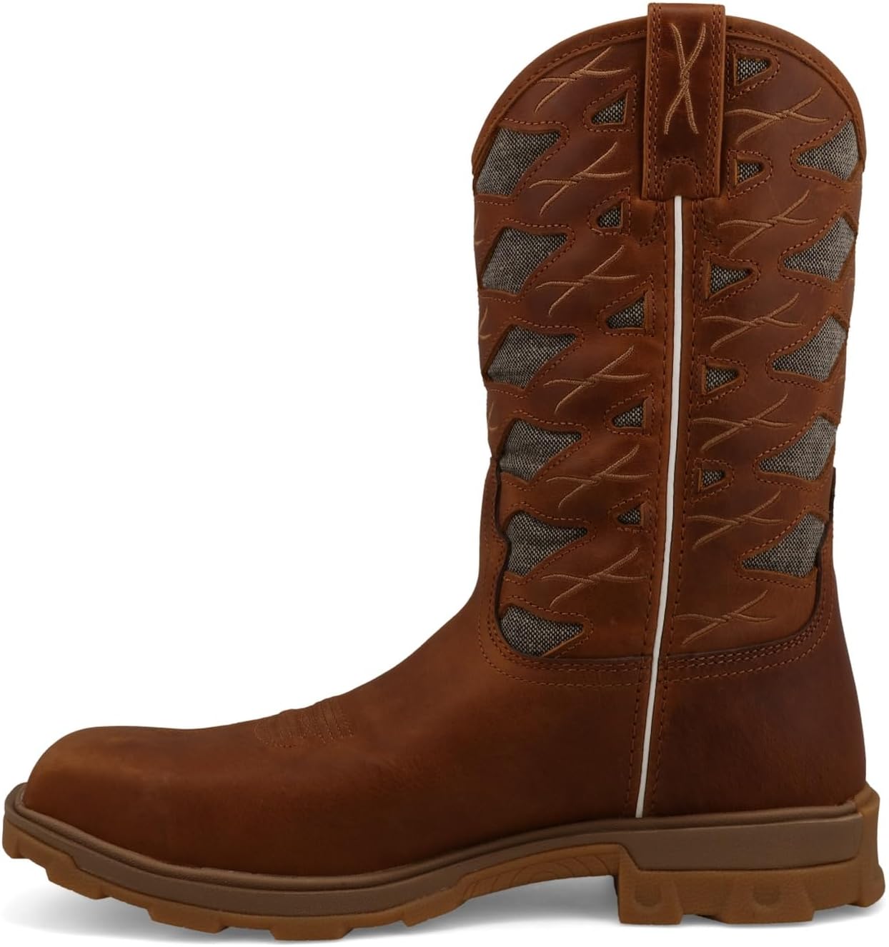 Ботинки Twisted X Men's 11 UltraLite X, с квадратным носком Nano Toe и технологией UltraLite X, Cinnamon & Eco Dust — фото 2