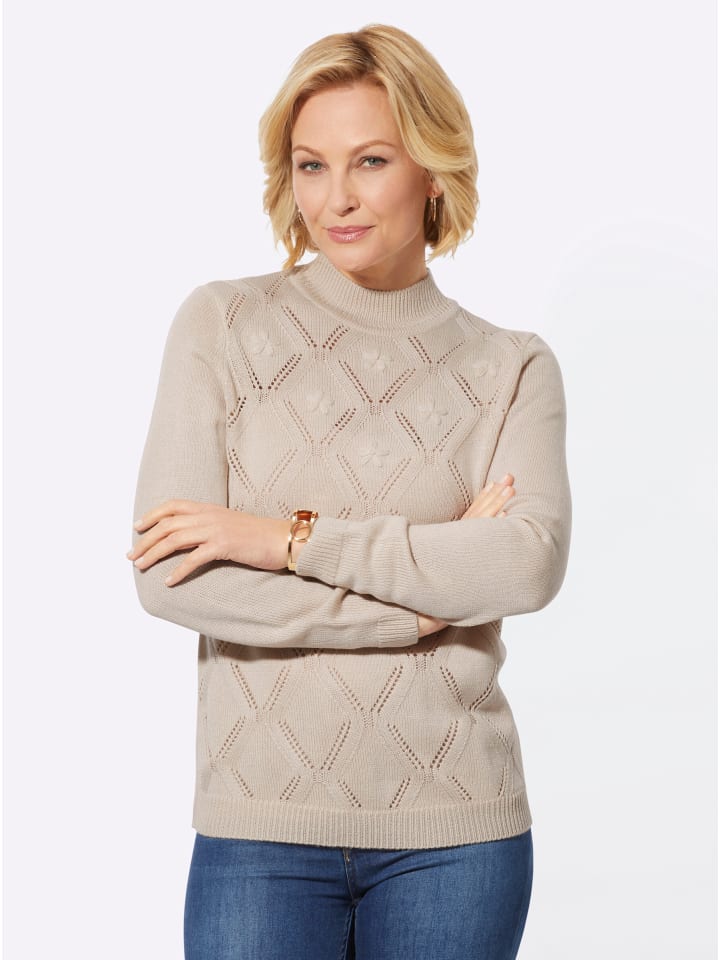 

Свитер цвета слоновой кости с воротником-стойкой WITT WEIDEN