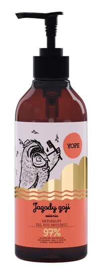 Натуральный гель для душа, 400 мл Yope, Goji Berries and Cherry — фото 2