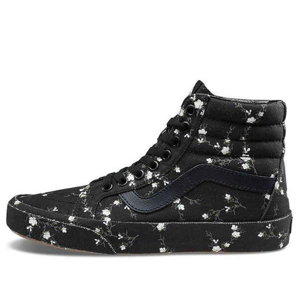 

Кроссовки sk8-hi reissue 'midnight floral - black' Vans, черный