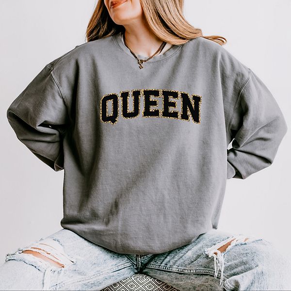 

Женский легкий свитшот Queen leopard print с эффектом окрашивания Simply Sage Market, Grey, Серый, Женский легкий свитшот Queen leopard print с эффектом окрашивания Simply Sage Market, Grey