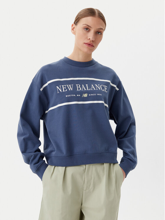 

Толстовка оверсайз Athletics Nautical Lobster WT51923 New Balance, синий
