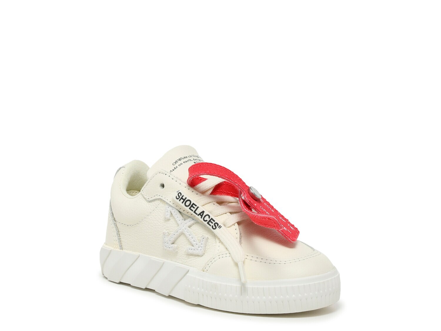 

Кроссовки Off White Vulcanized, бежевый/красный
