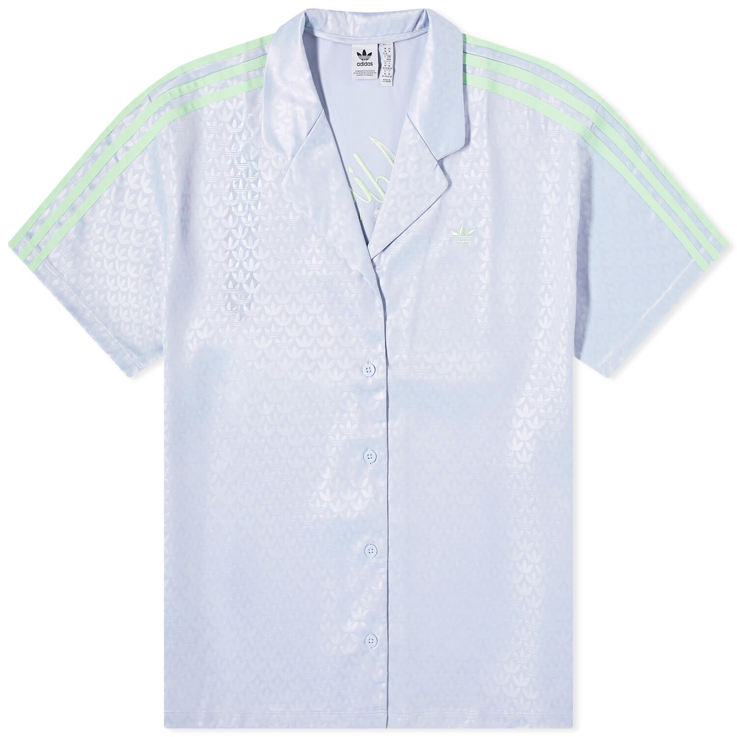 

Рубашка с коротким рукавом Adidas Monogram Shirt, цвет Violet Tone