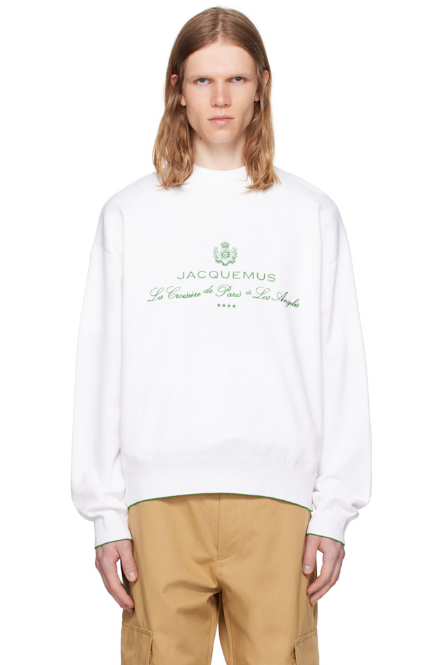

Свитшут «The Venice» круиз Jacquemus, белый