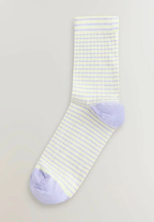 Носки Next, Stripe ankle socks 5 pack, пастельные — фото 4