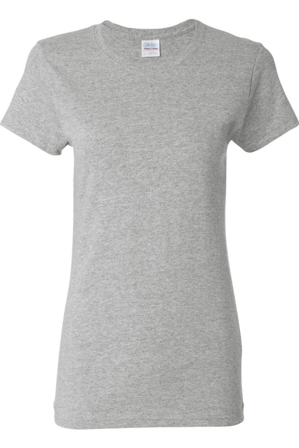 

Женская футболка Gildan Heavy Cotton, цвет sport grey