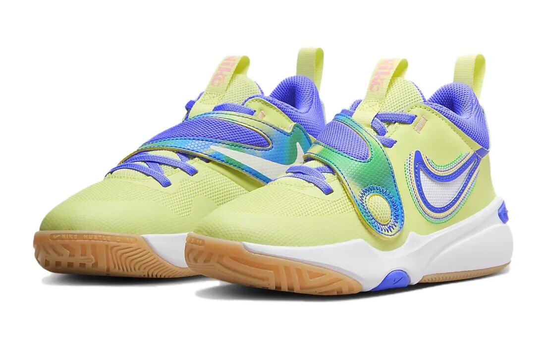 Детские баскетбольные кроссовки Nike Team Hustle D 11 GS, Turquoise — фото 3