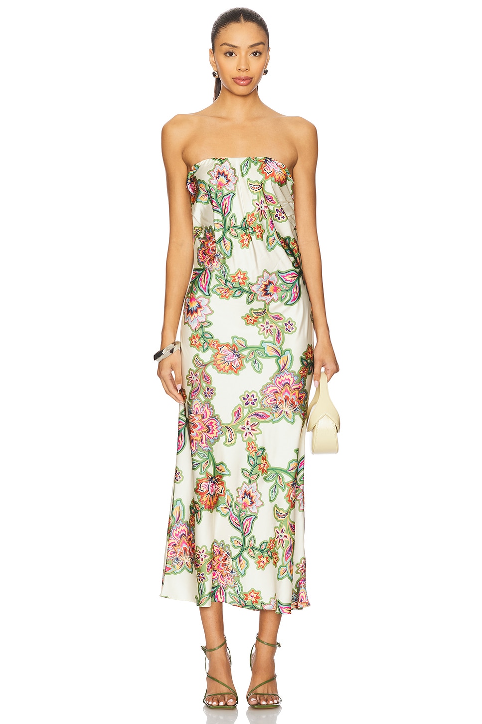 

Платье Thara Misa Los Angeles, floral lattice