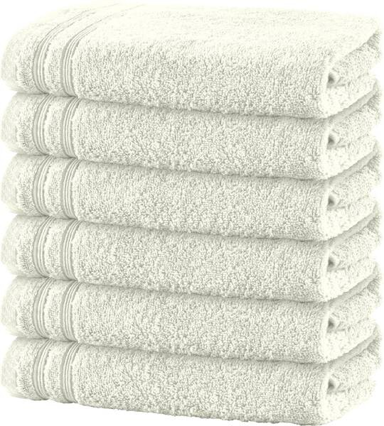 

Полотенце для душа Erwin Müller 6er-Pack 162963, 70x1x140 см, кремовый