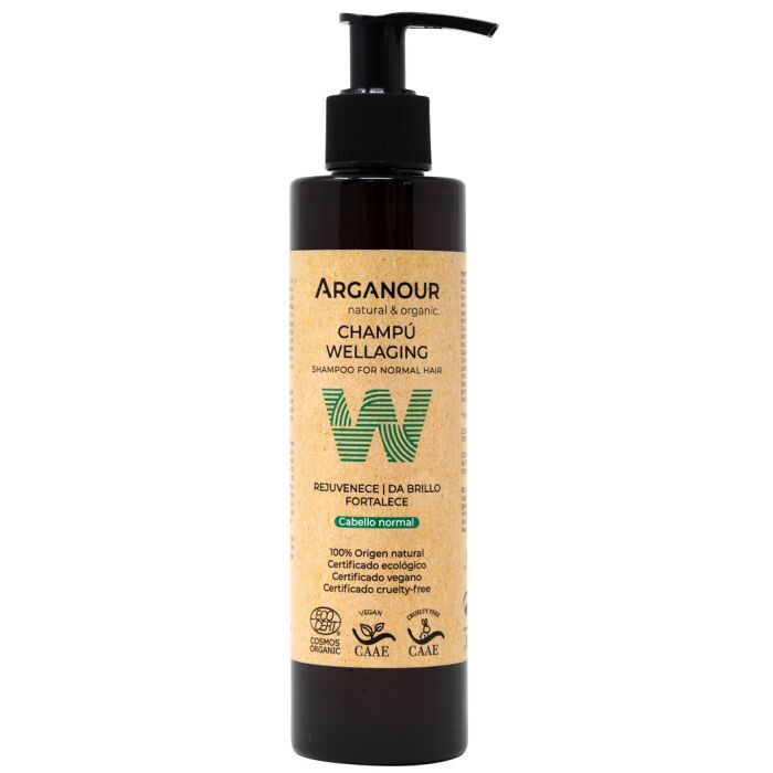 

Шампунь Champú Wellaging Bio y Vegan Arganour, 200 ml