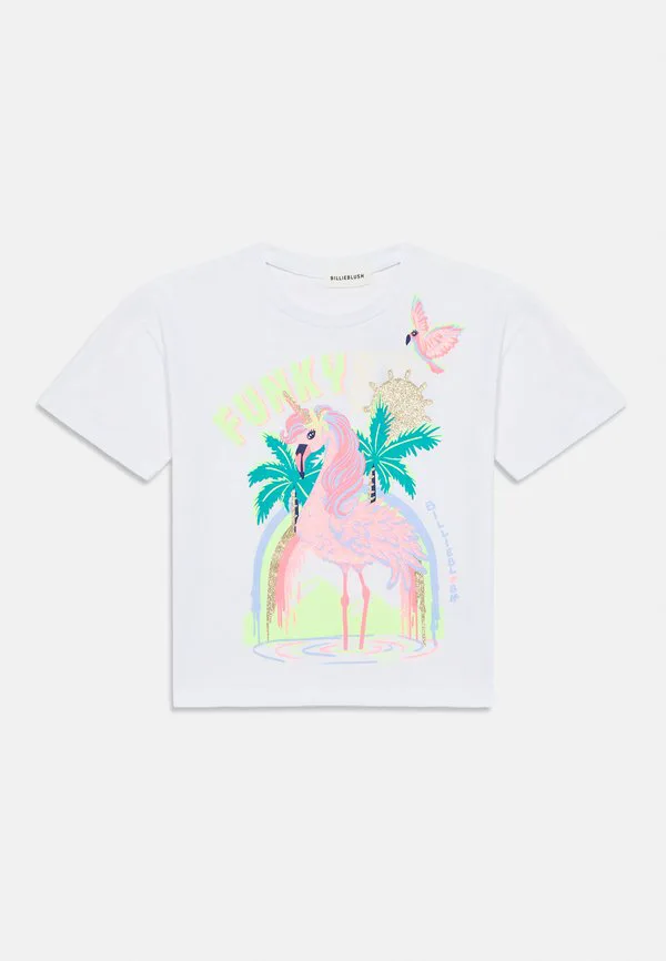 Футболка с короткими рукавами и принтом Billieblush, White
