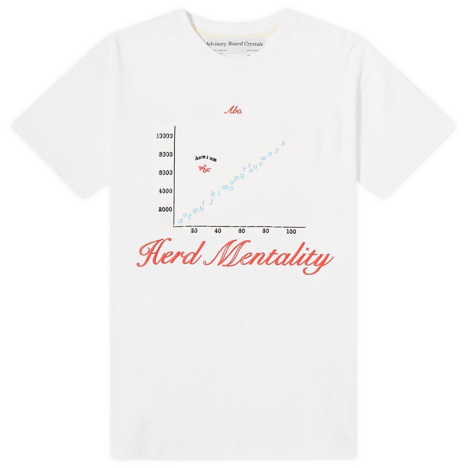 

Рубашка Advisory Board Crystals Hard Mentality Shirt, белый