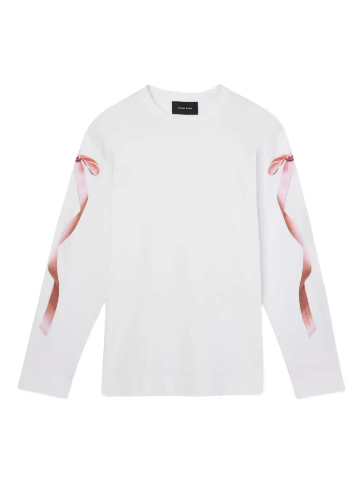 

Simone Rocha футболка с принтом, белый