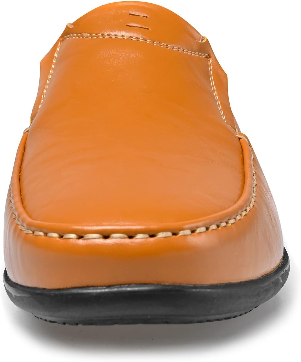 Мужские повседневные лоферы Loafer Premium из натуральной кожи, слипоны, мужские драйверские пенни-лоферы, легкие и дышащие Luodenglang, коричневый — фото 3
