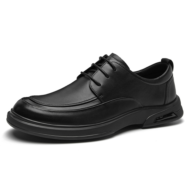 SEPTWOLVES Мужские черные классические туфли, цвет Black (Standard Leather Shoe Size) — фото 3