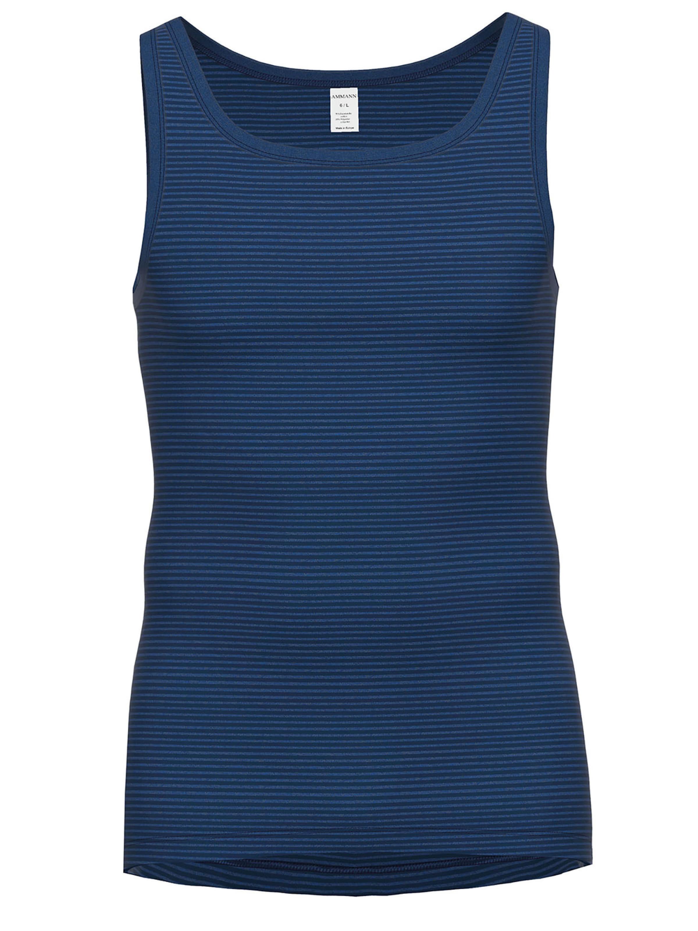 

Ammann Майка 'Day Classic / Jeans Feinripp' в темно-синем цвете