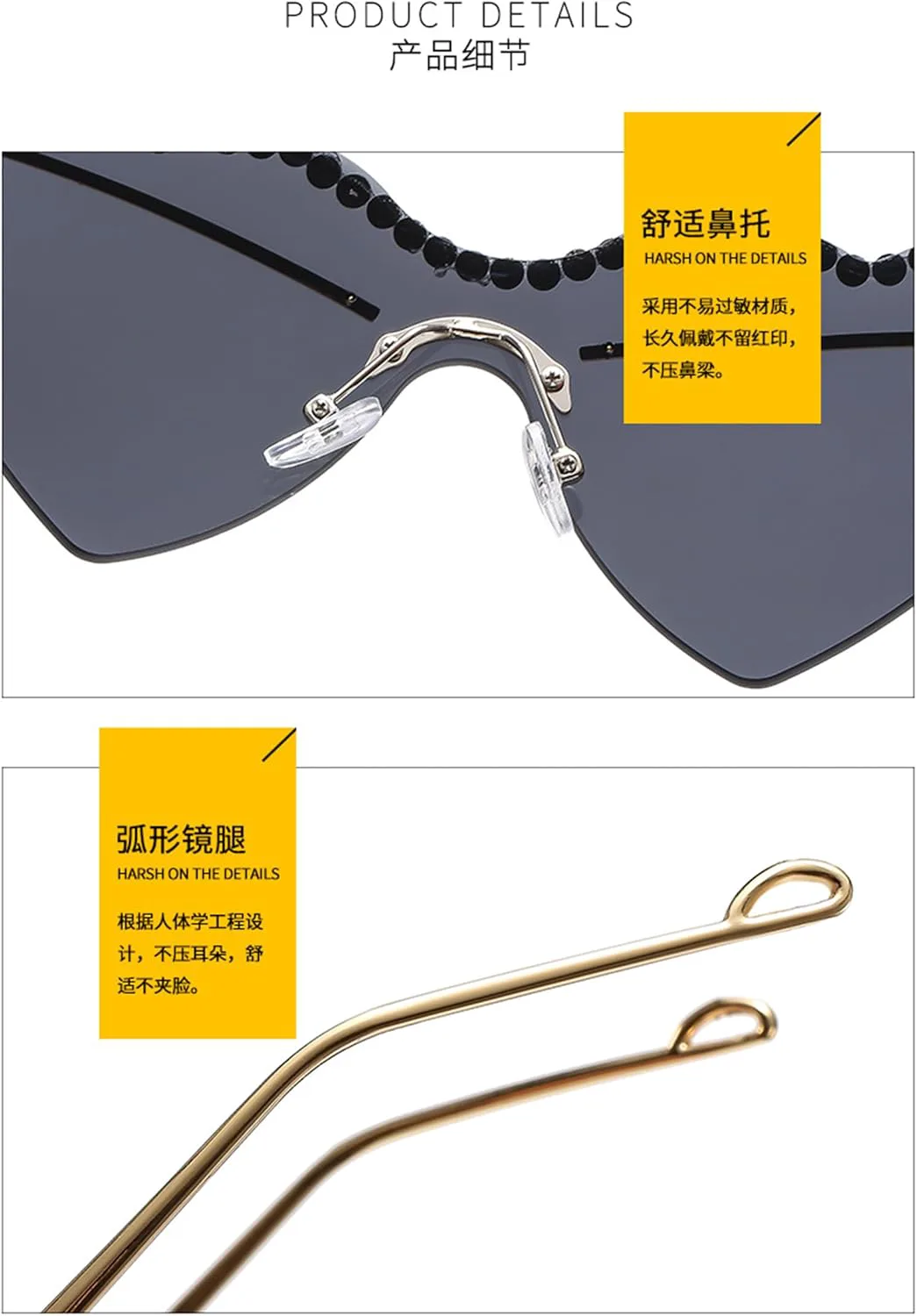 

Солнцезащитные очки Willochra в винтажном стиле в форме сердца со стразами конфетных цветов, женские, блестящие, бриллиантовые, для вечеринок, хрустальные, Champagne