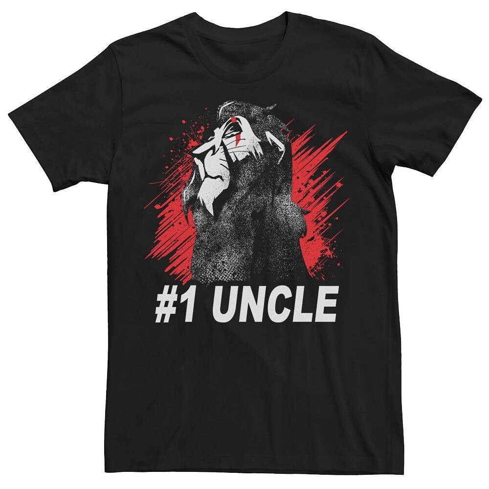 

Мужская футболка Disney's Villians Scar #1 с рисунком Uncle Licensed Character, черный