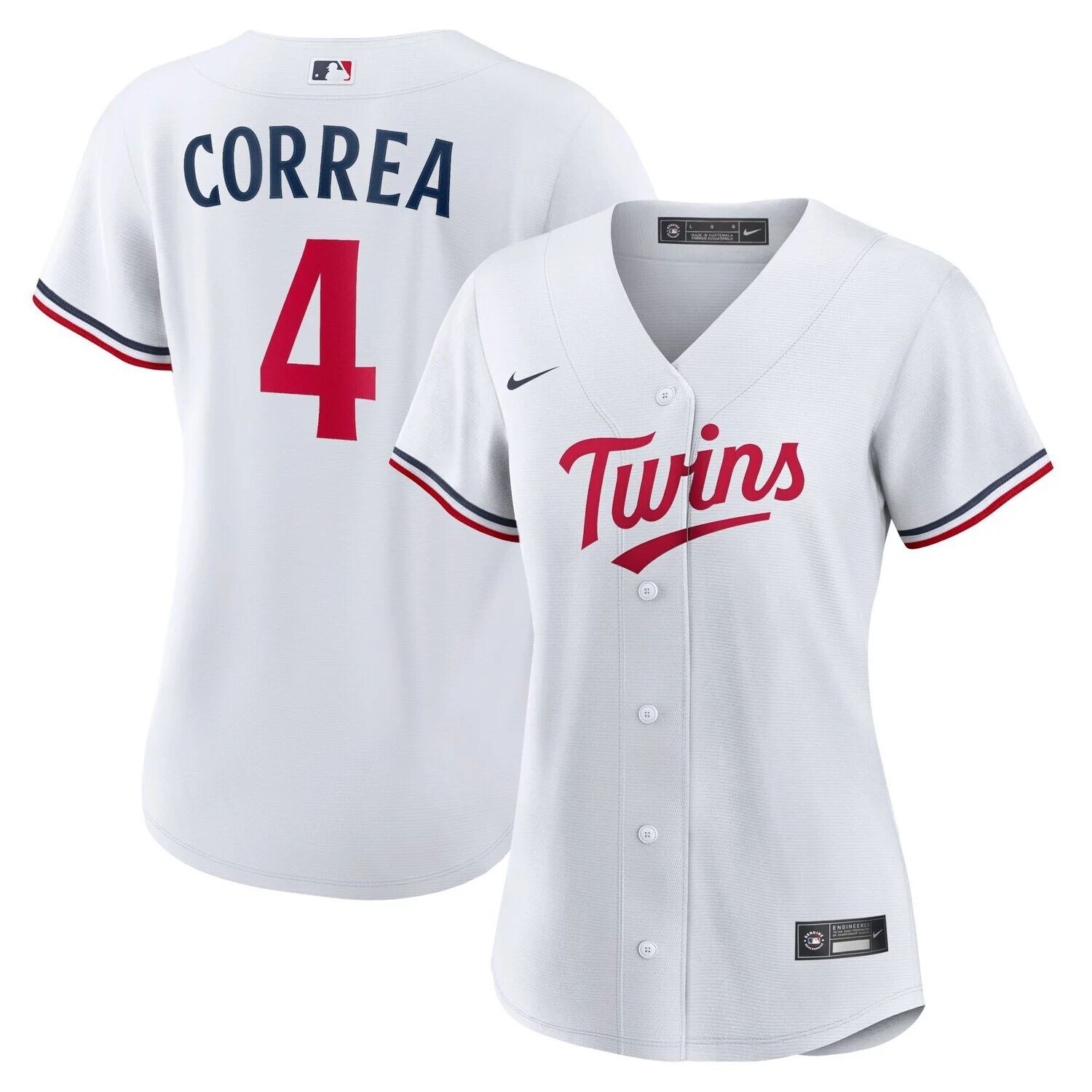 

Женское джерси Nike Carlos Correa White Minnesota Twins Home Replica Player Nike