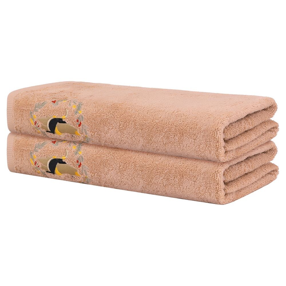 

Банные полотенца из 100% хлопка, хорошо впитывающие и быстросохнущие полотенца для ванной комнаты Unique Bargains, красный