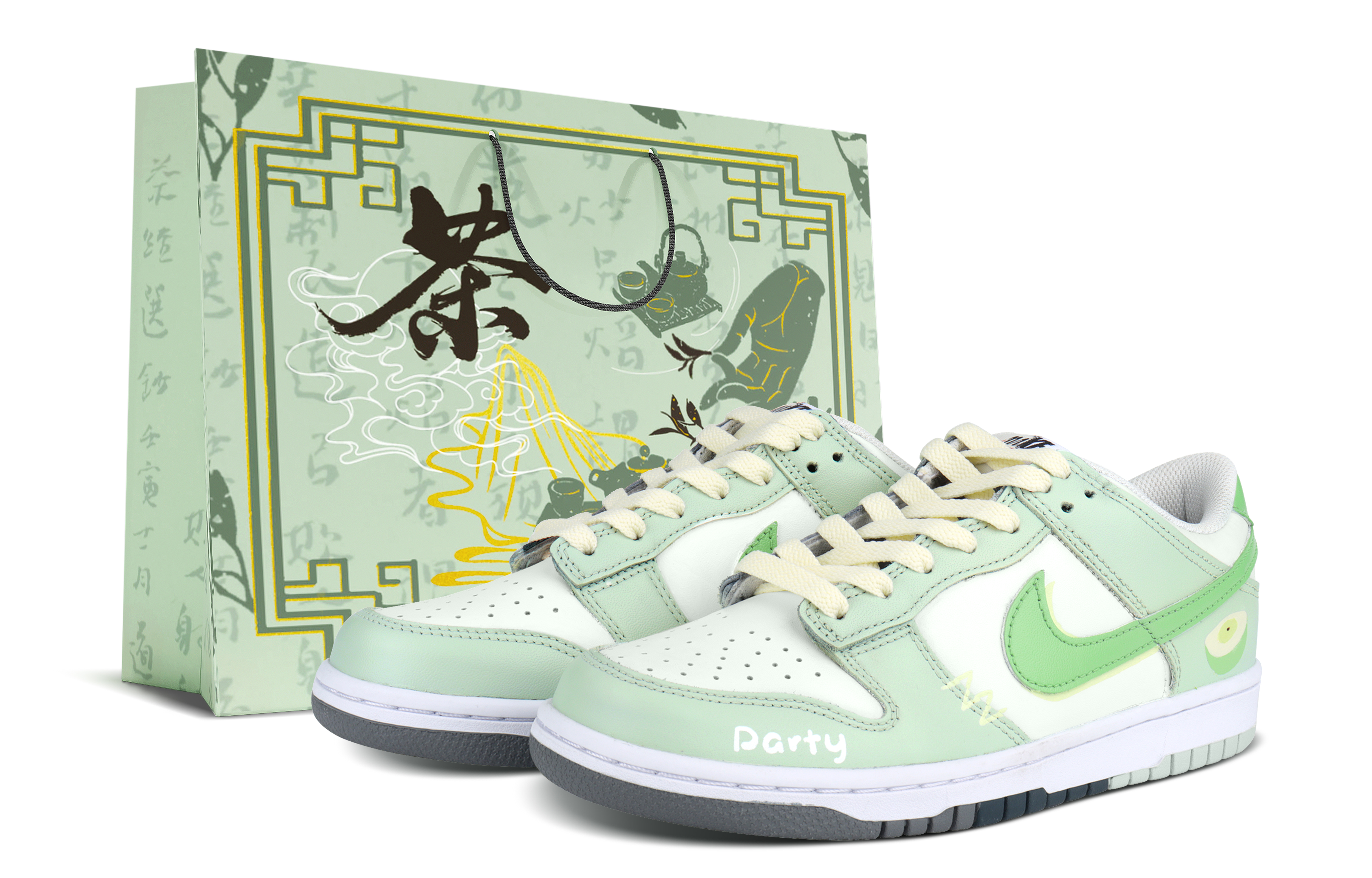 

Обувь для скейтбординга Dunk Kids для начальной школы Nike, цвет Light Green