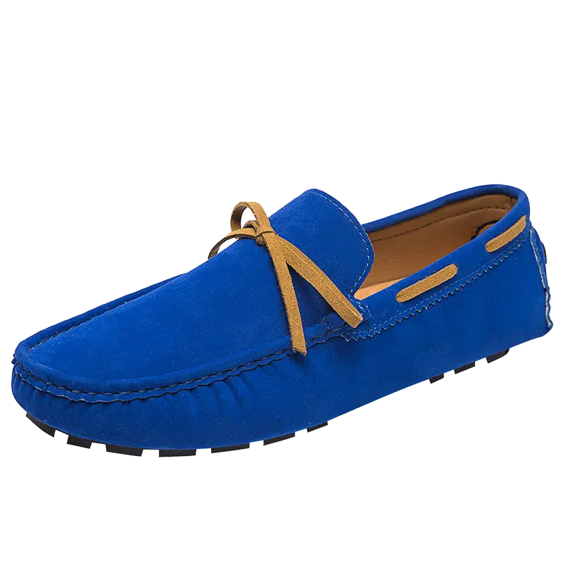 

KUPE Мокасины мужские черно-голубые, цвет Royal Blue