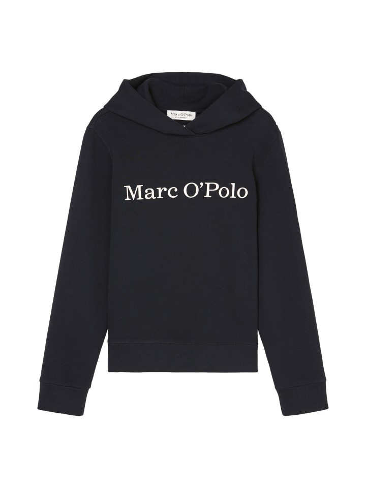 

Толстовка Marc O'Polo Logo-Kapuzensweatshirt relaxed, цвет deep night blue