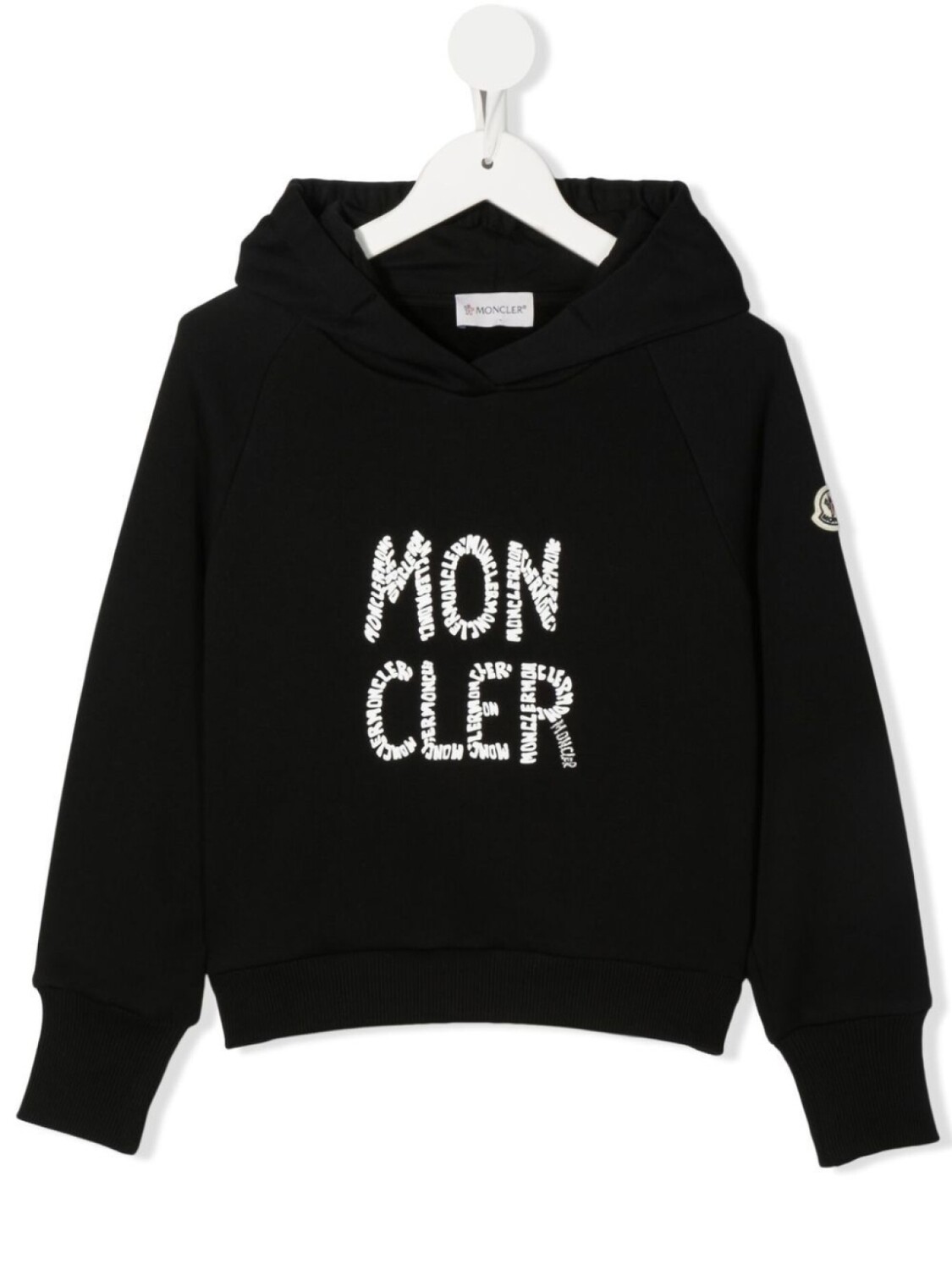 

Moncler Enfant худи с логотипом, черный