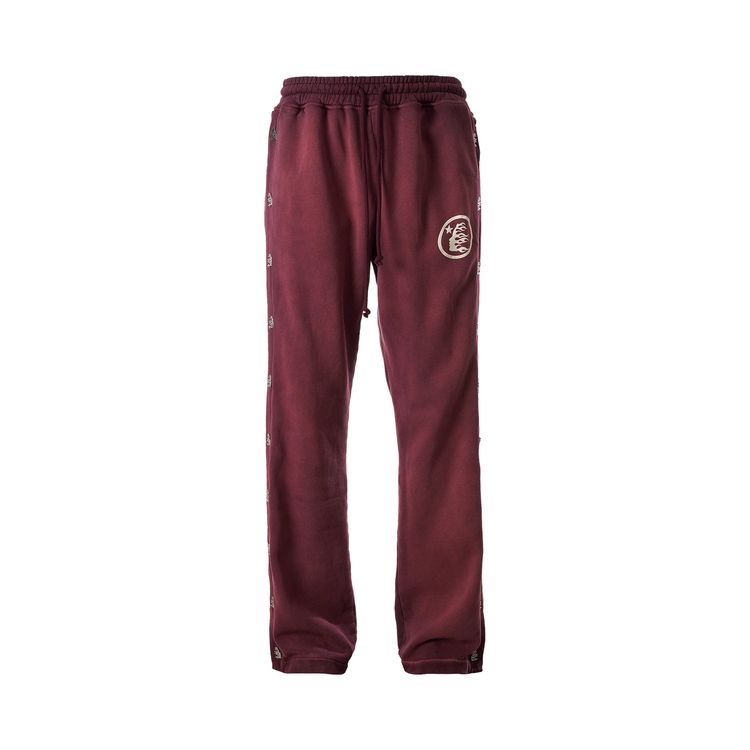 

Спортивные брюки Hellstar Mirror Face Sweatpants 'Burgundy', красный