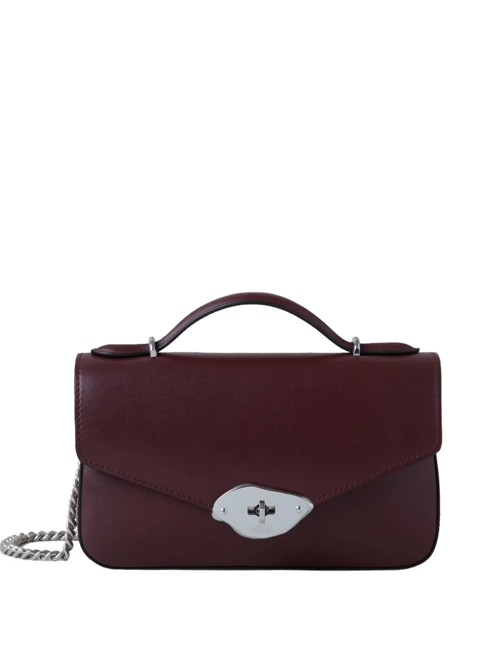 

Сумка-кошелек Lana Day из кожи с цепочным ремешком Mulberry, коричневый