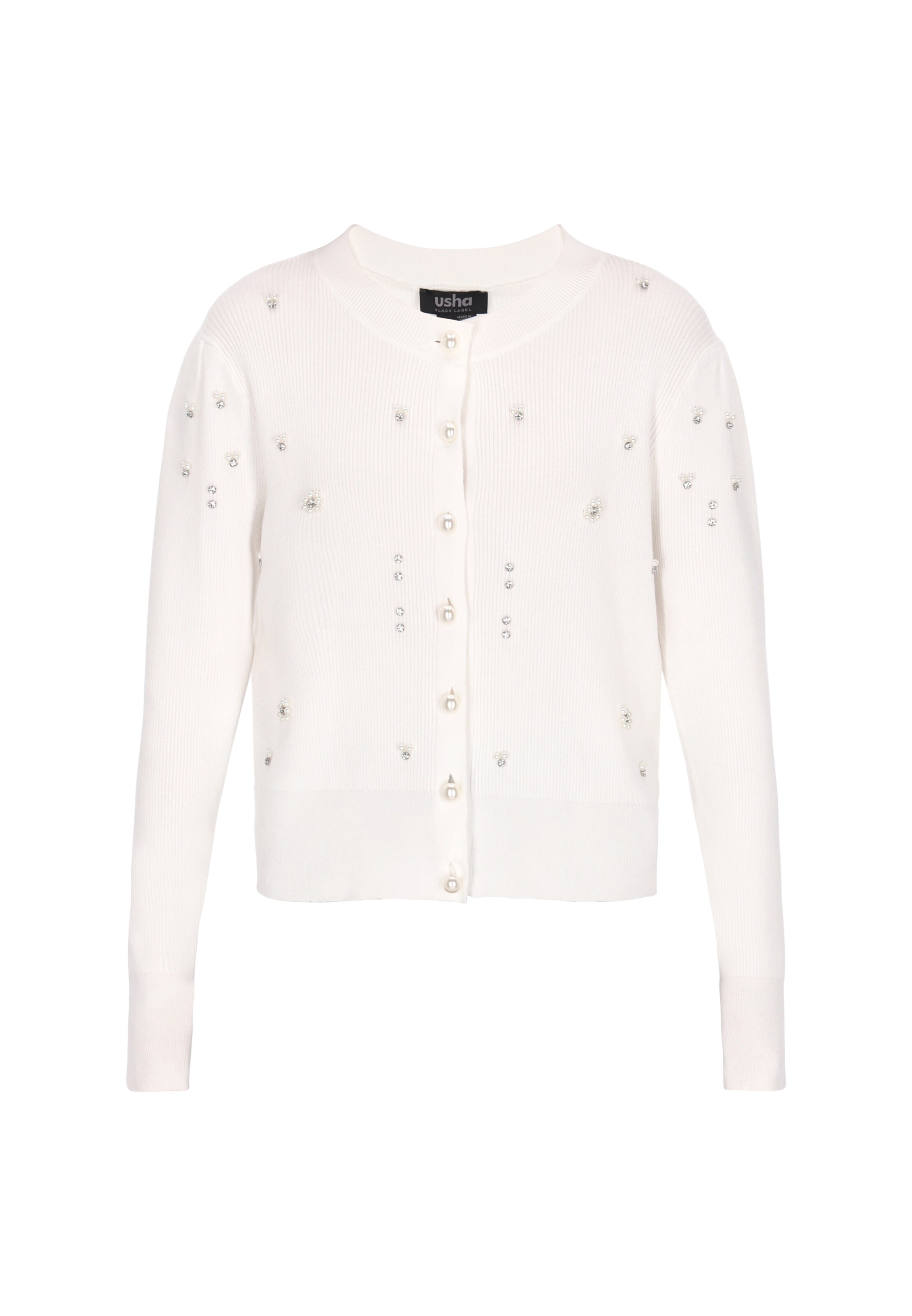 

Usha BLACK LABEL Кардиган из трикотажа в цвете off white